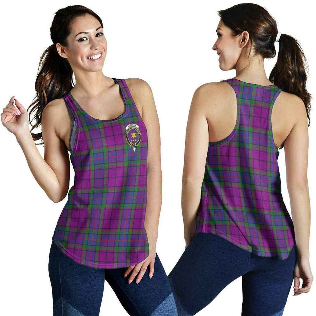 Wardlaw Tartan Classic Crest Women Racerback Tank