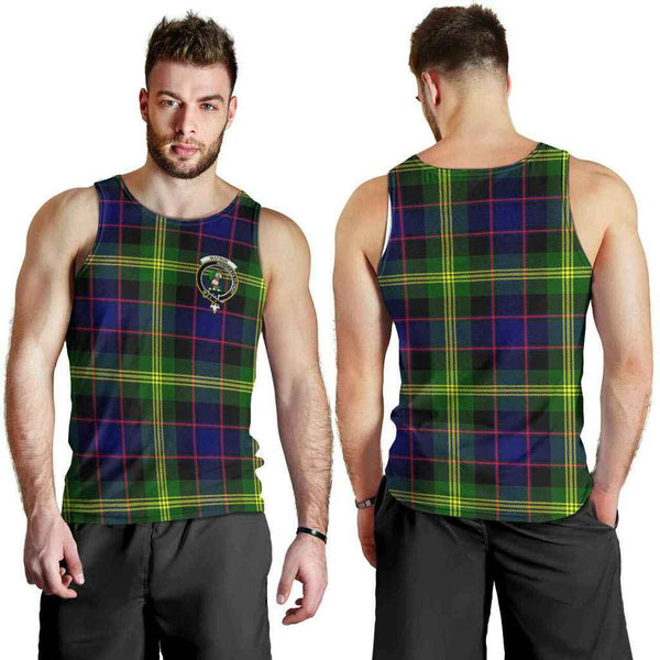 Watson Tartan Classic Crest Men Tank Top