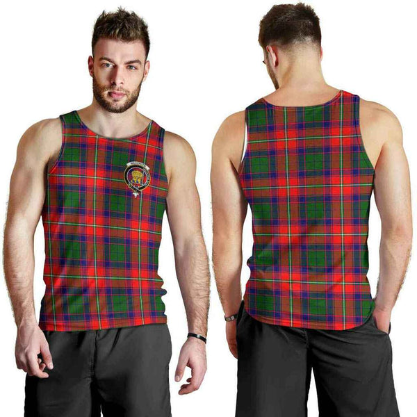 Wauchope (or Waugh) Tartan Classic Crest Men Tank Top