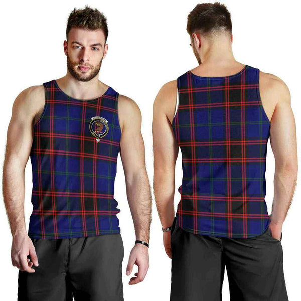 Wedderburn Tartan Classic Crest Men Tank Top