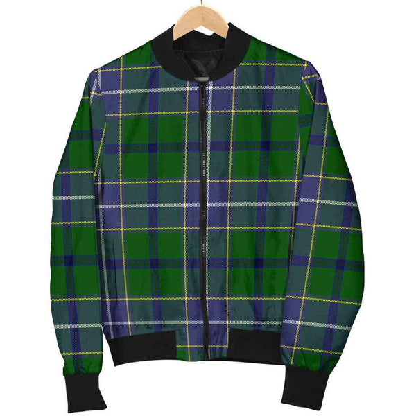 Wishart Hunting Modern Tartan Classic Bomber Jacket