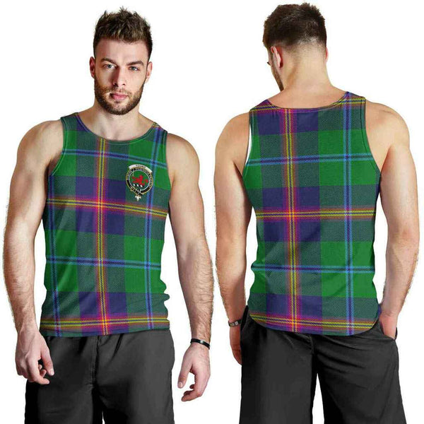 Young Tartan Classic Crest Men Tank Top